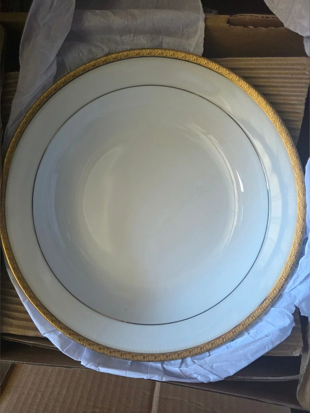 Noritake Charlotta Set of 4 Rim Dinner Bowls, 10